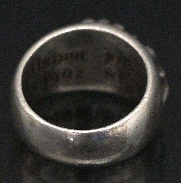 クロムハーツ リング925 CHROME HEARTS 銀座店 クロムハーツ フローラルクロス リング