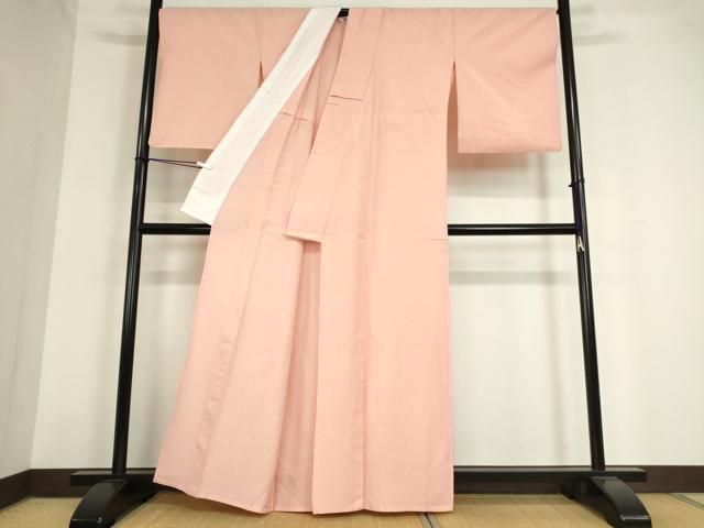平和屋着物▽上質な紬 単衣 霞文 正絹 逸品 CAAU3936xi