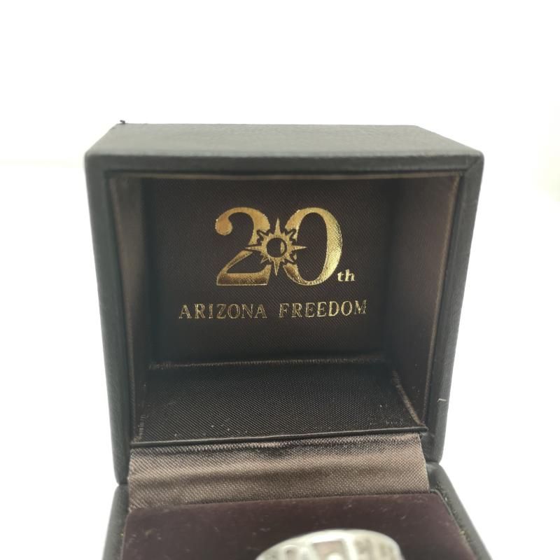 アリゾナフリーダム　リング　20号 ARIZONA FREEDOM アリゾナフリーダム 20th 20周年 ロゴ シルバー