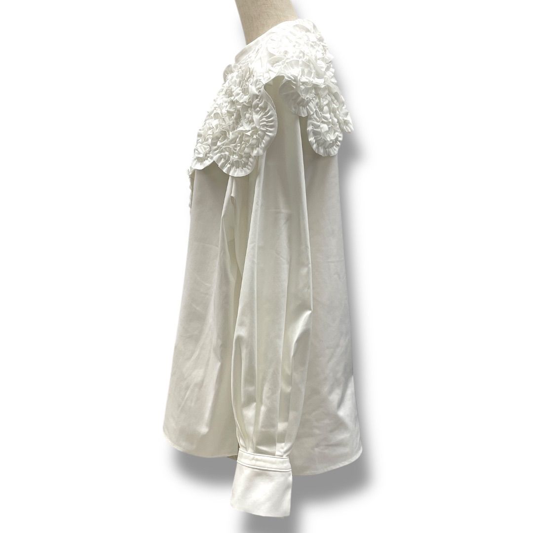 Shirocon シロコン ホイップカラーブラウス yori ヨリ 2WAY シャツ