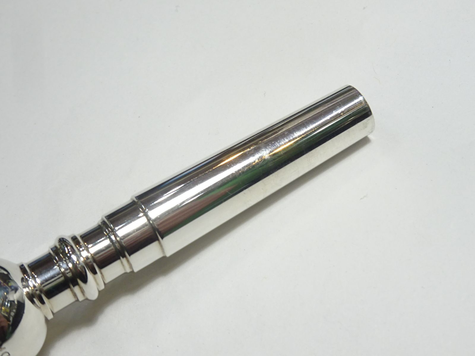 バック トランペット マウスピース 3D 銀メッキ仕上げ 中古（非常に良い）バック トランペット マウスピース 3D 銀メッキ