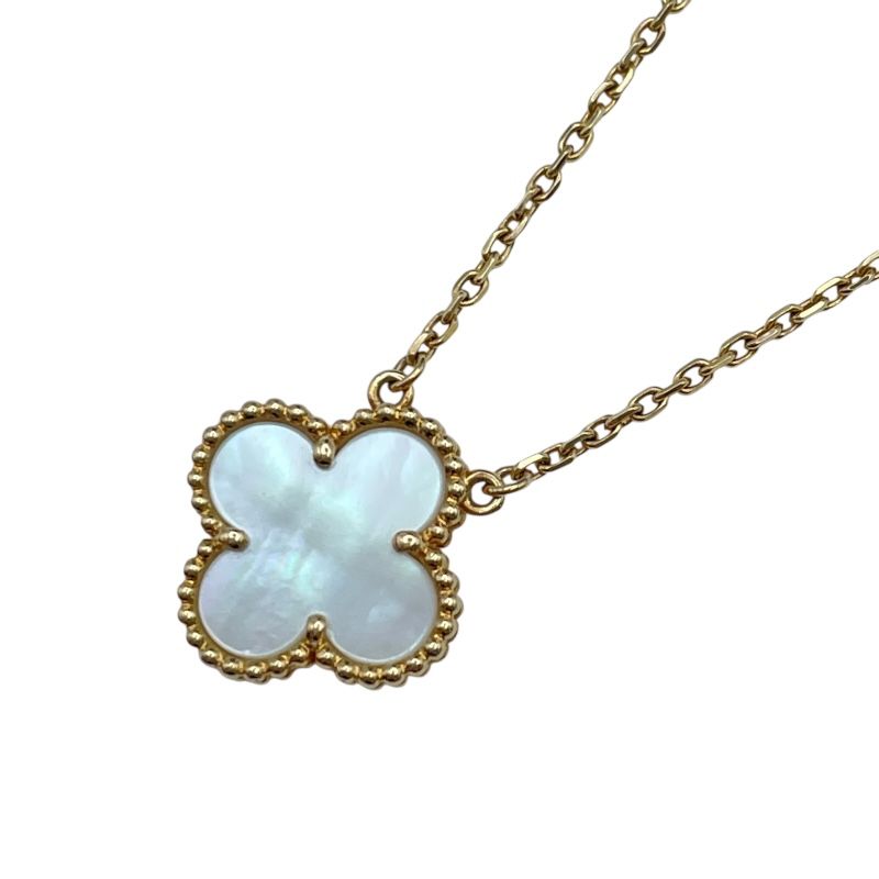 ヴァンクリーフ＆アーペル Van Cleef - Arpels ヴィンテージアルハンブラネックレス ゴールド Au750 ジュエリー