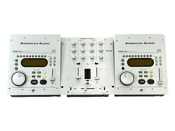 動作保証】 AMERICAN AUDIO PRO-DJ Q-D2 CDJセット ミキサー CDプレイヤー アメリカンオーディオ ジャンク  N8733390 - メルカリ