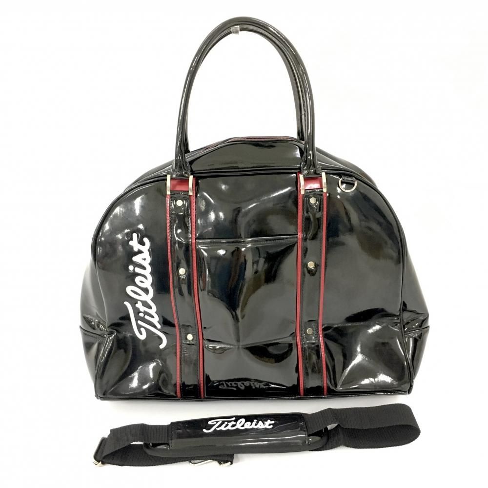 【極美品】Titleist ブラック ボストンバッグ Titleist ブラック ボストンバッグ 極美品】Titleist ブラック