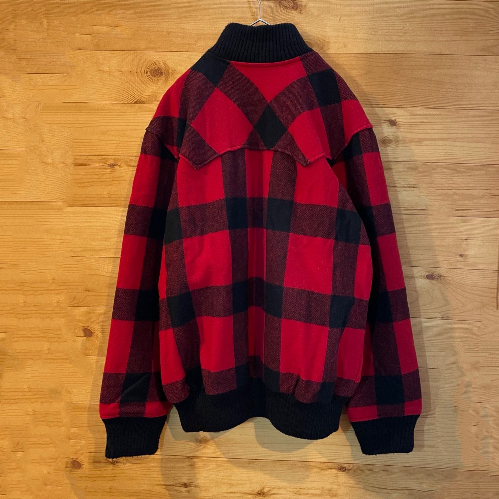 WOOLRICH】ウールジャケット バッファローチェック ブルゾン 古着