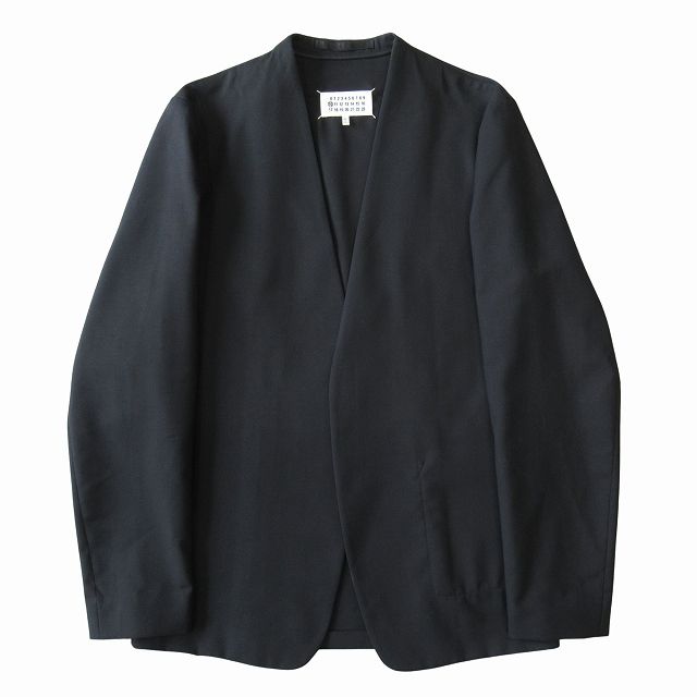 メゾンマルジェラ　ノーカラージャケット44 Maison Margiela ノーカラージャケット 44 Maison Margiela - ノー