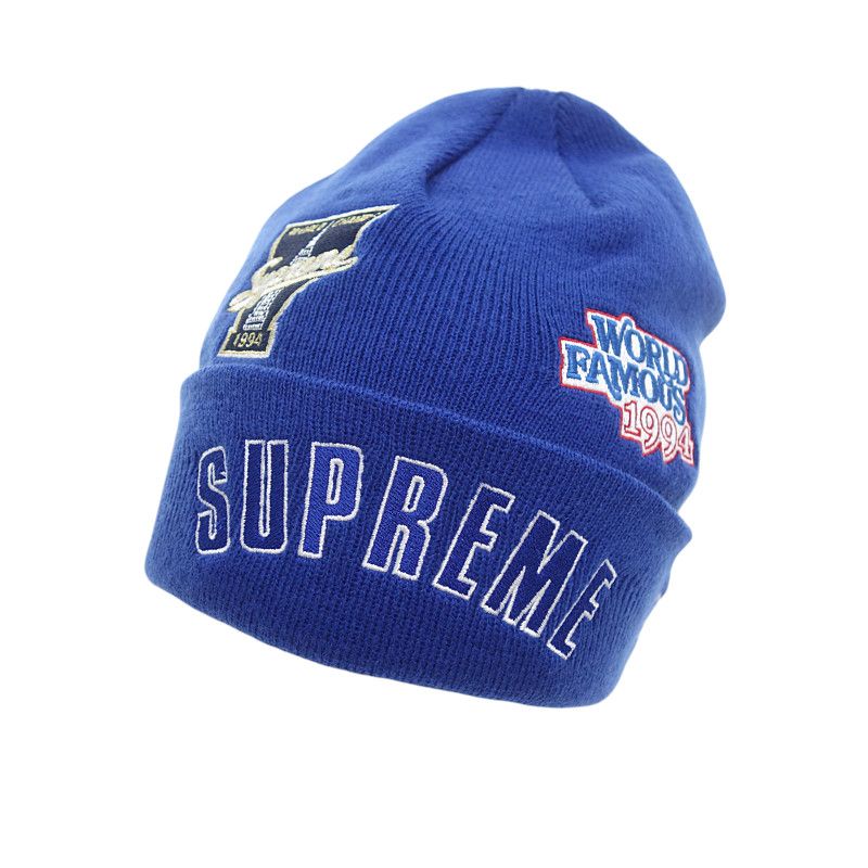 シュプリーム/SUPREME New Era Championship Beanie ビーニー キャップ ブルー  サイズ ユニセックスフリーサイズ