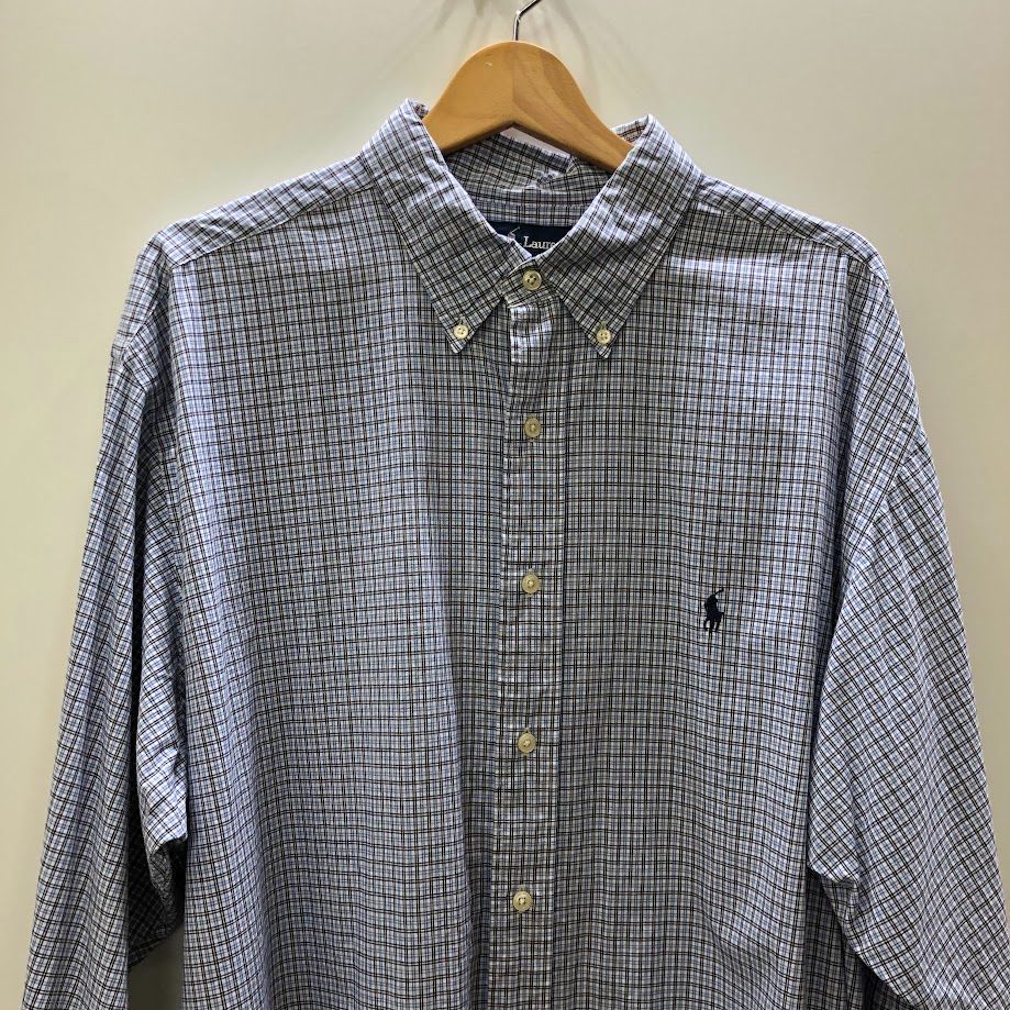 90'S Ralph Lauren/ラルフローレン 90年代 長袖シャツ ボタン