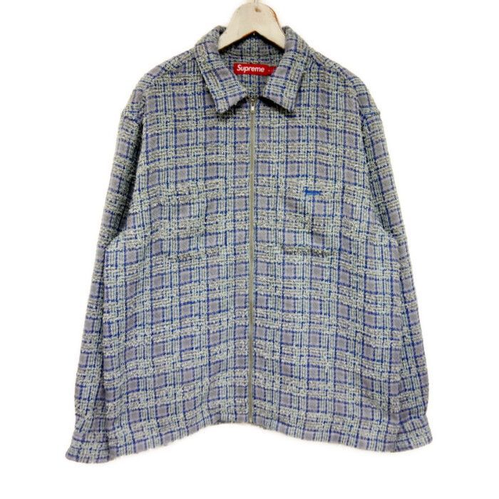 Supreme 国内正規 24AW 24FW Boucle Zip Up Shirt ブークレ