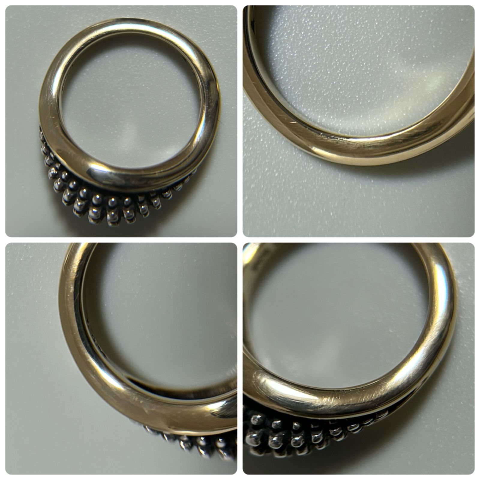 ジョージジェンセン リーネムンテ 425B リング 指輪 925 K18 750 YG