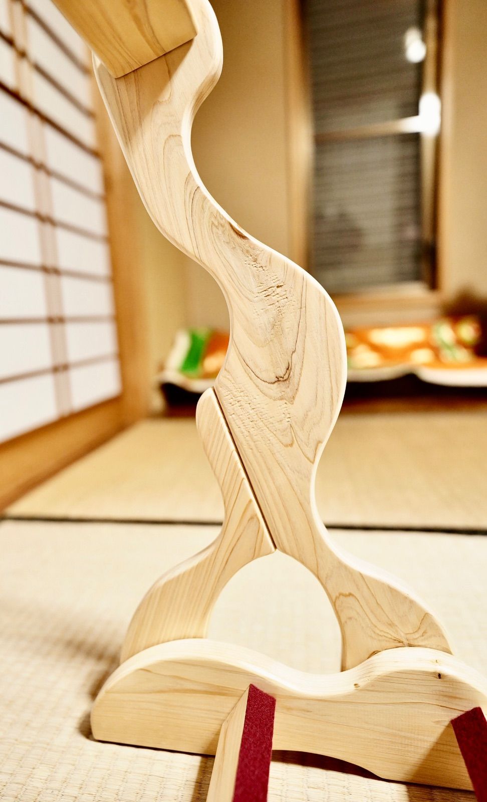 木製三線スタンド