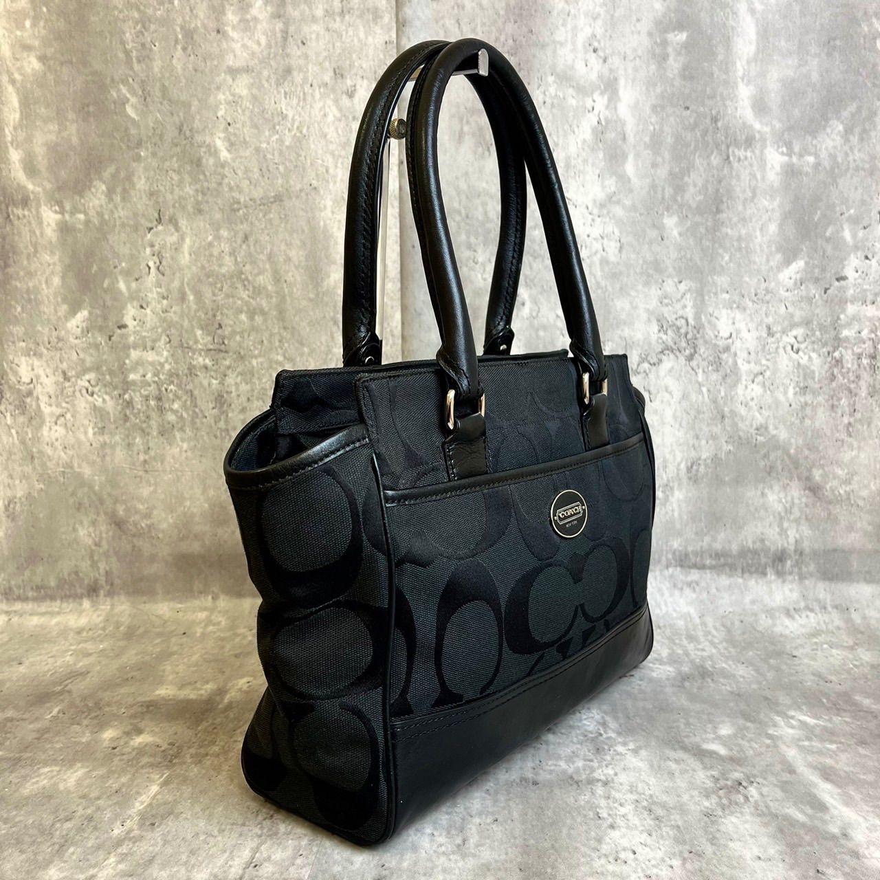 ✨良品✨ COACH コーチ トートバッグ ハンドバッグ シグネチャー ロゴ