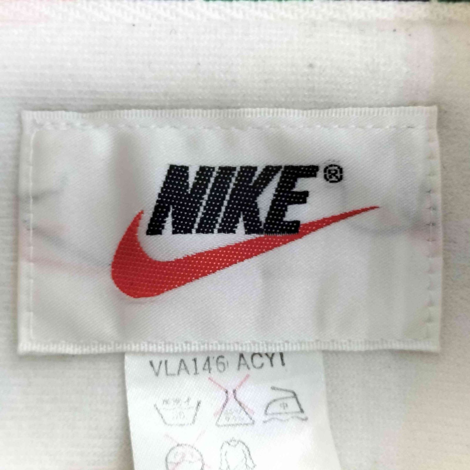 212【今市隆二着用】ナイキ　刺繍ロゴ　ビッグロゴ　美品　ナイロンジャケット NIKE / ナイキ】 ウーブンナイロンジャケット ダブルスウッシュ