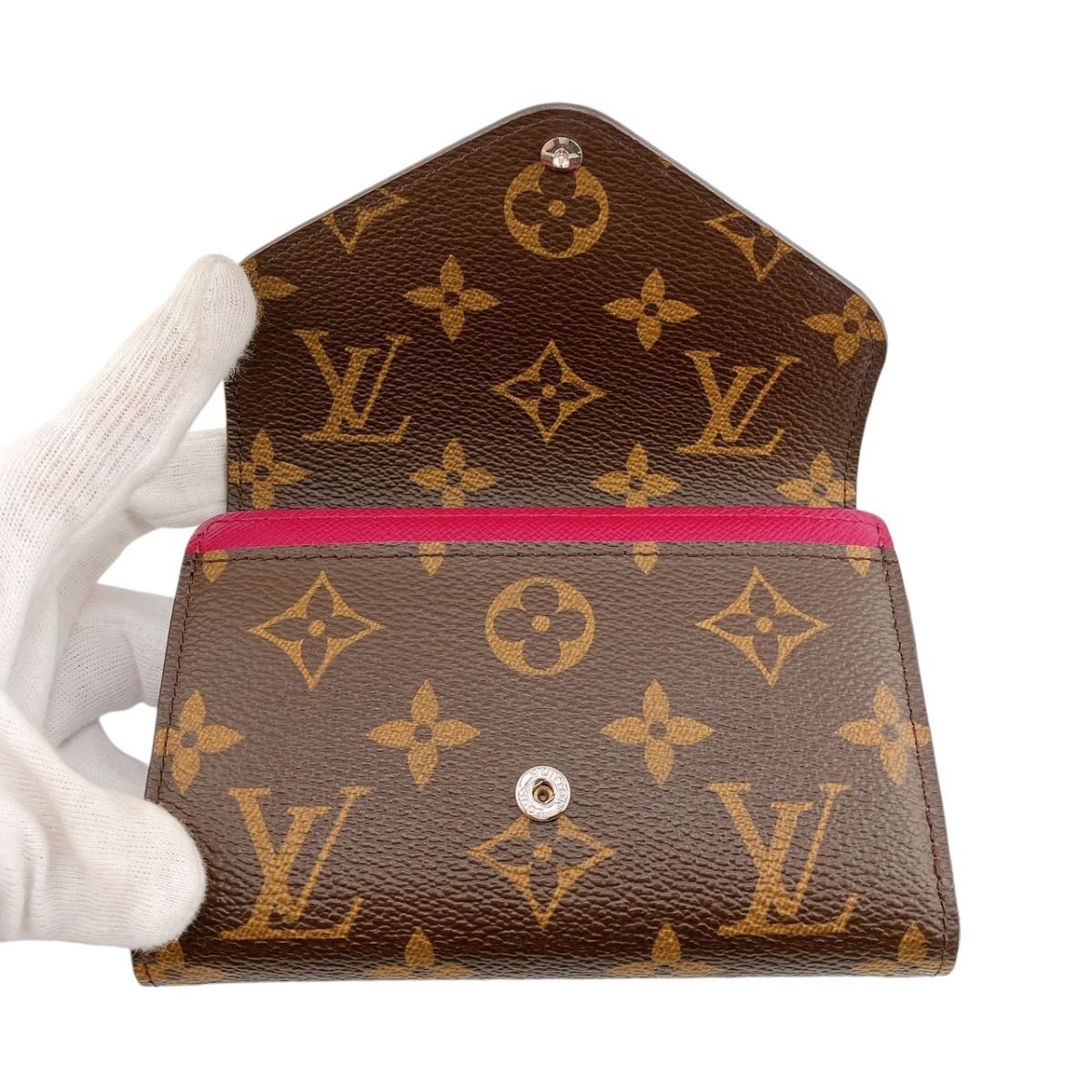 LOUIS VUITTON 小銭入れ付き 三つ折り財布 M60494 ルイ・ヴィトン モノグラム 財布 ポルトフォイユ・マリールー