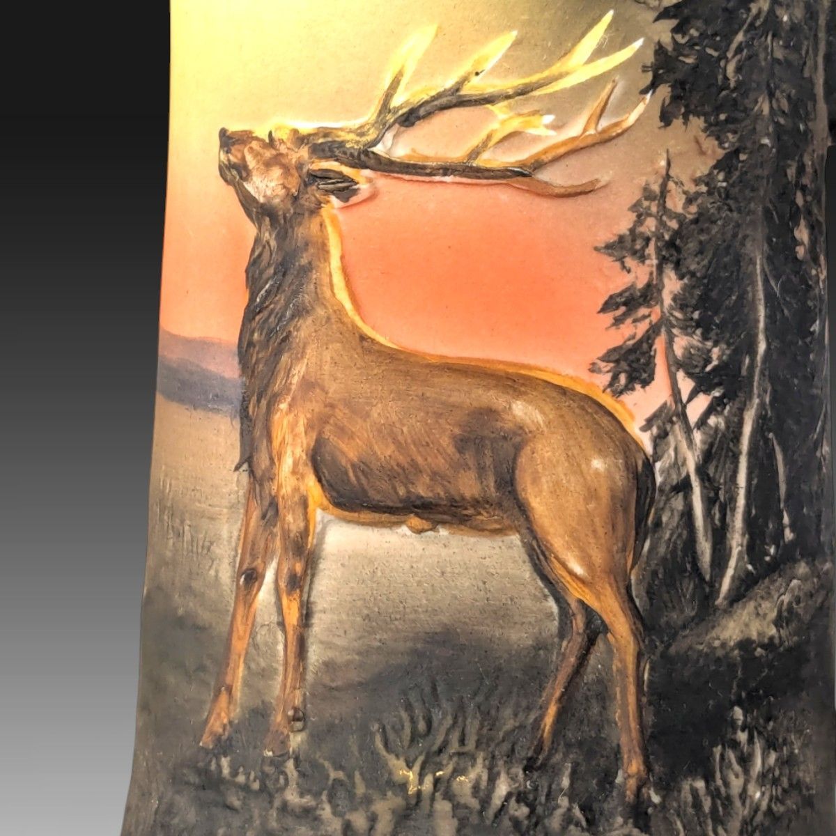 ビアマグ 手描き夕刻時