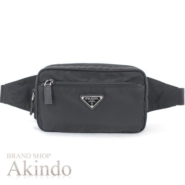 ✨現行・極美品✨プラダ ウエストバッグ 三角ロゴ Re-NYLON 2VL977 新品・未使用】プラダ バッグ ウエストバッグ ナイロン 黒 ブラック