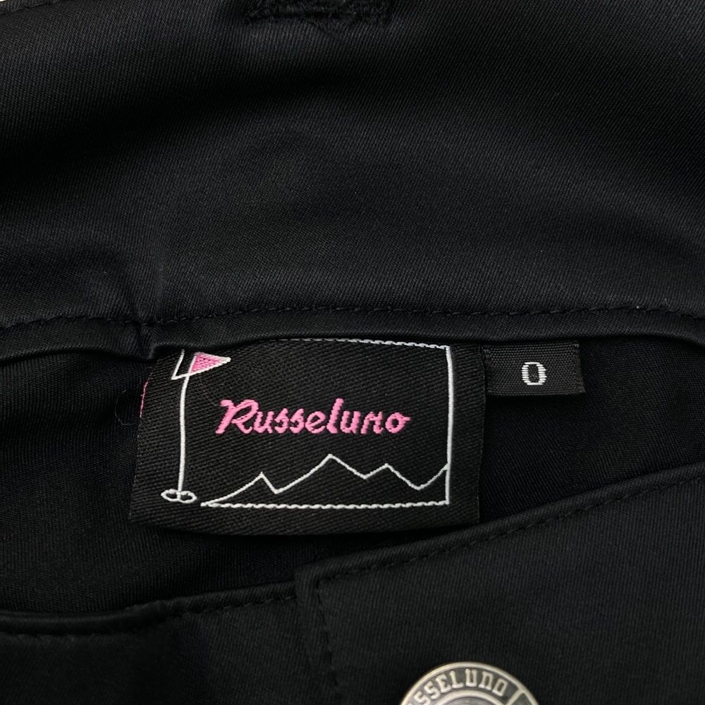 新品 サイズ：0 RUSSELUNO ラッセルノ パンツ ブラック系