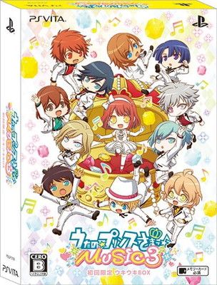 うたの☆プリンスさまっ♪MUSIC3 初回限定 ウキウキBOX(特典【Music Disc ?ワンコーラスver.-】【Sound Disc『うたの☆プリンスさまっ♪サウンドトラック』】【CDブックレット】同梱) - PS Vita [video game