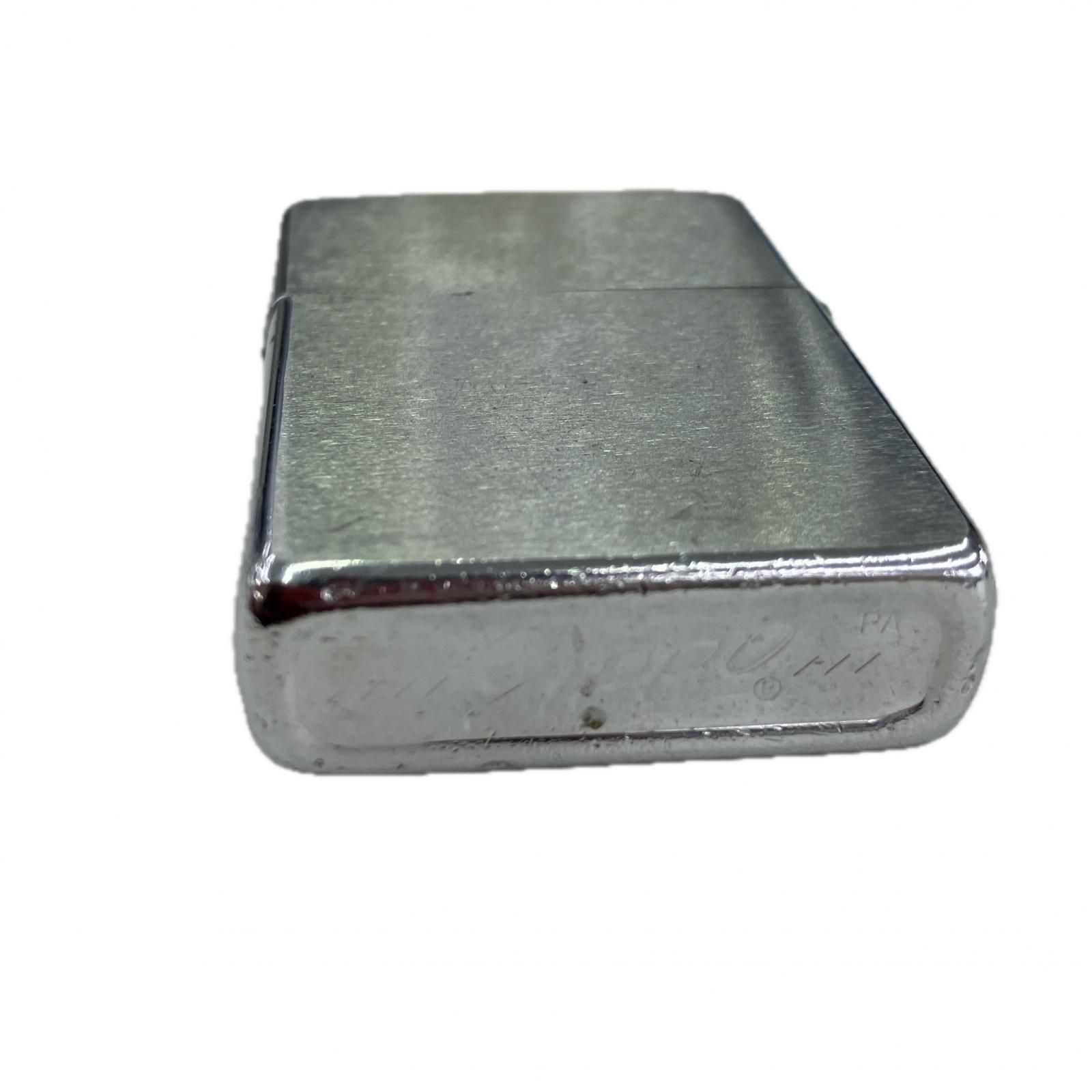 170590 現状品 ZIPPO ジッポ イタリック 1975年製 シルバー - メルカリ