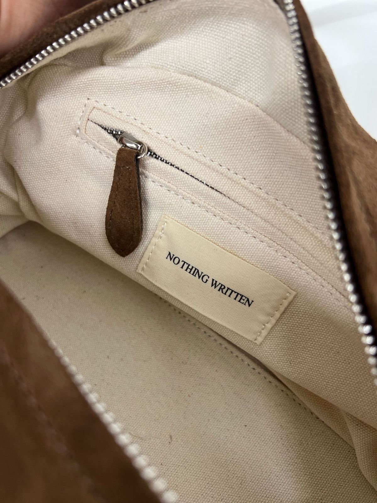 ナッシング リトゥン NOTHING WRITTEN Classic suede mini golf bag 