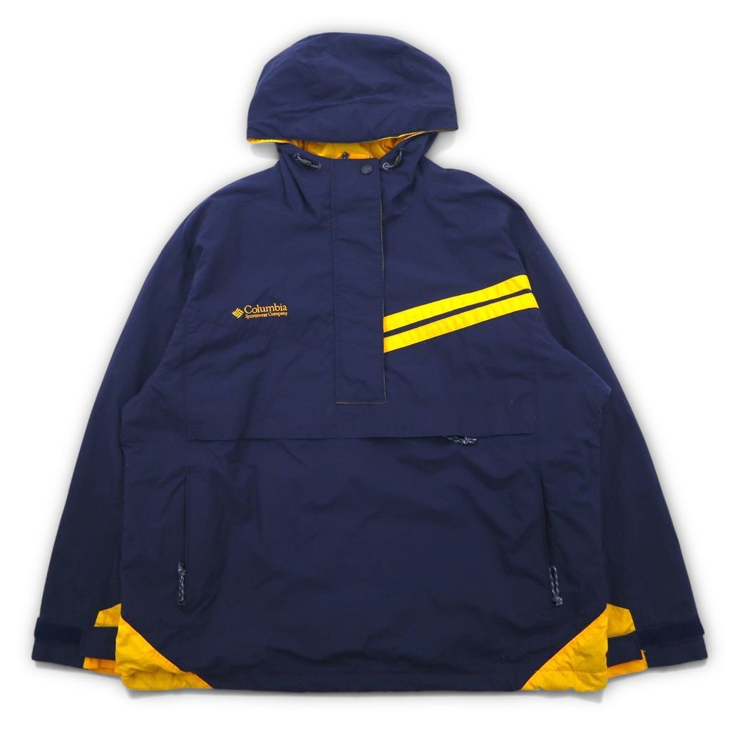 90s Columbia Nylon Anorak Parka オリーブ XL コロンビア ナイロンジャケット アノラックパーカー ハーフボタン  プルオーバー アウトドア - NEWJOKE ONLINE STORE