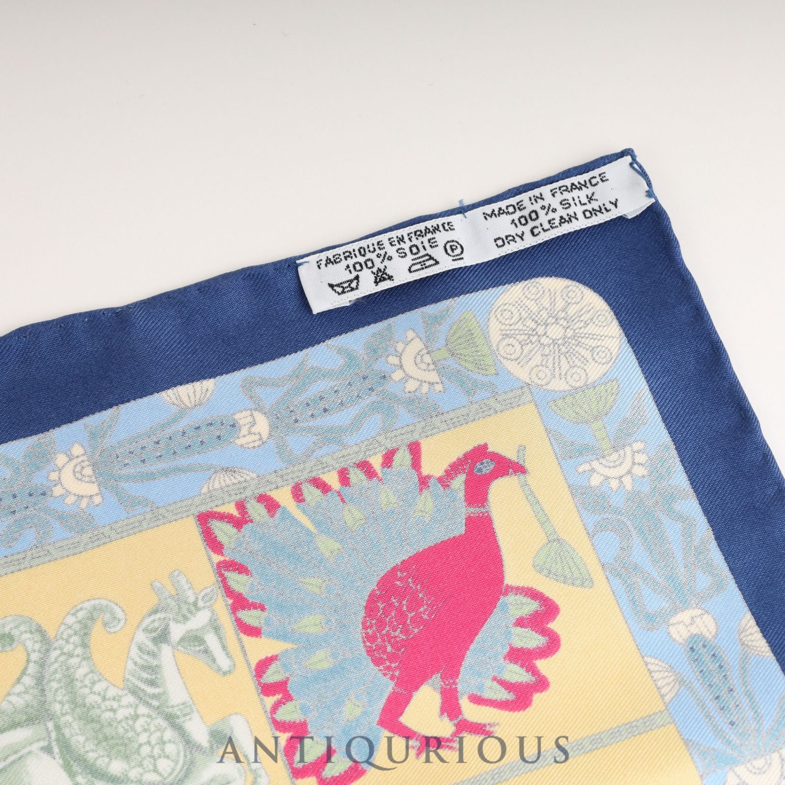 エルメス スカーフ カレ45 塔門 SILK100％ - メルカリ