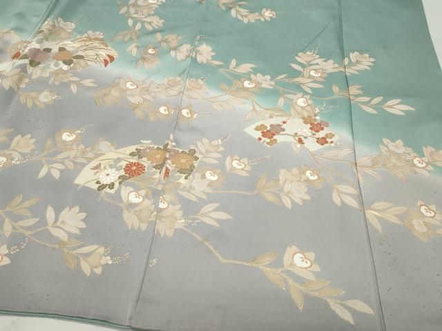 平和屋着物○訪問着 作家物 流水吉祥文 暈し染め 鈴乃屋扱い 正絹 逸品