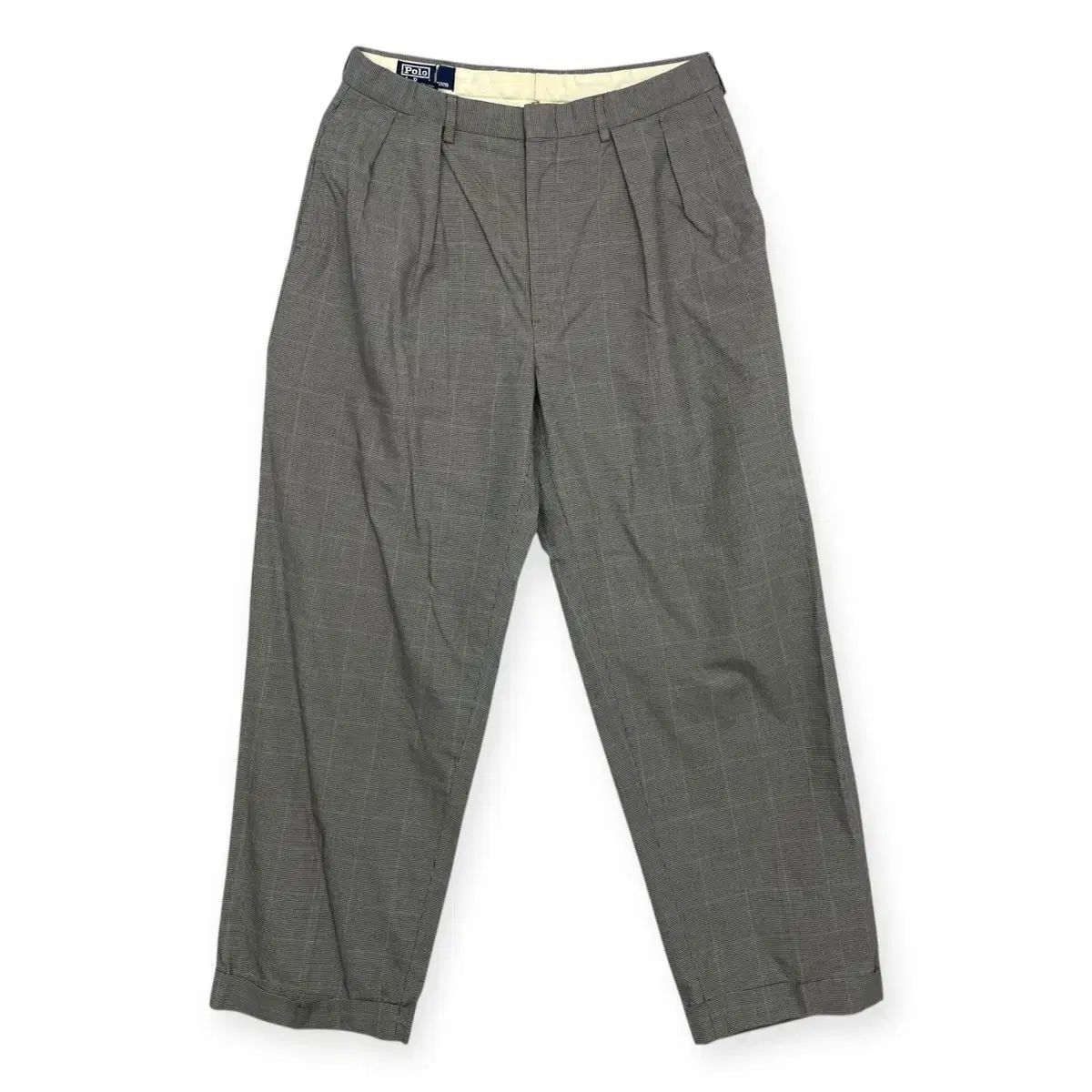 美品 Polo Ralph Lauren ラルフローレン スラックス 2タック 90's Polo by Ralph Lauren IN-TUCK Wool Slacks W35 90年代 ポロ