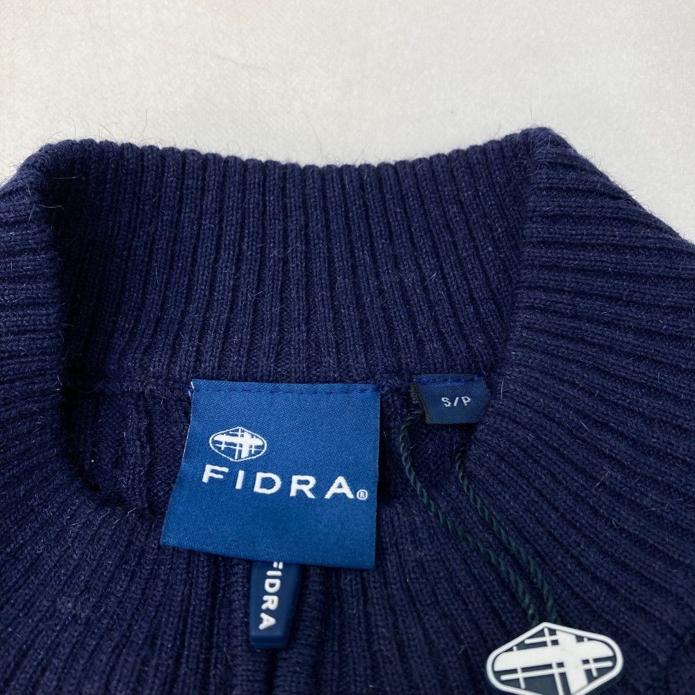 サイズ：S FIDRA フィドラ 2024年モデル ハーフジップ ニット