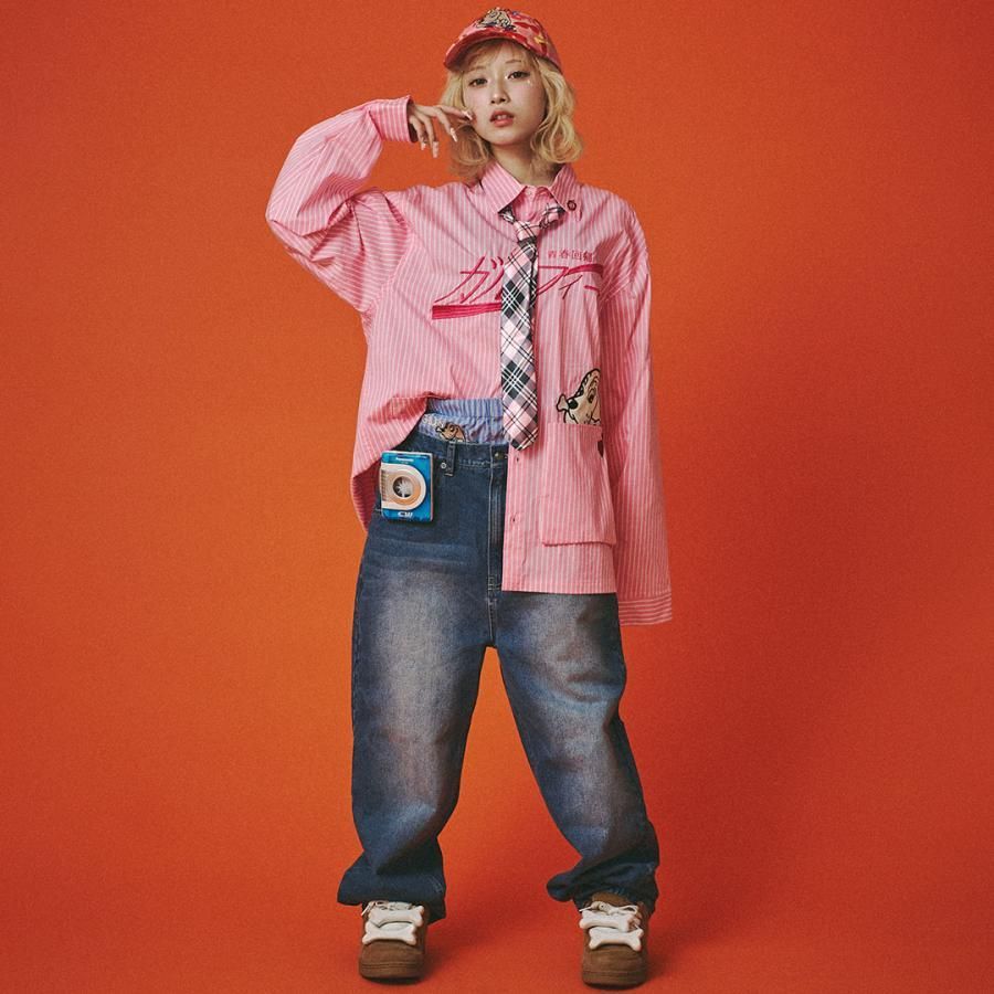 【GALFY/ガルフィー】 1chance(わんちゃん)パンチラデニム 新品M黒 GALFY(ガルフィー) 1Chance!（わんちゃん）パンチラデニム