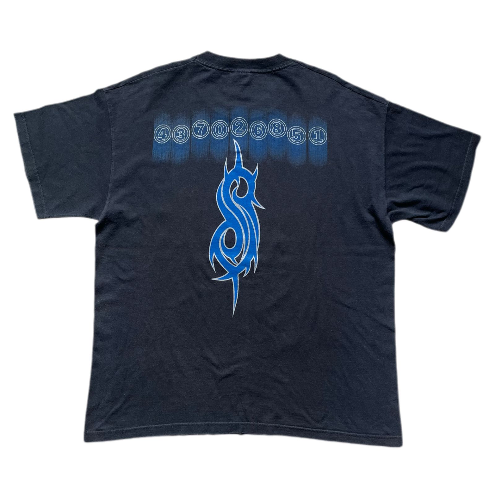 Slipknot Tシャツ 2001 DOUBLESIDE BLUE バンドTシャツ ヴィンテージT 