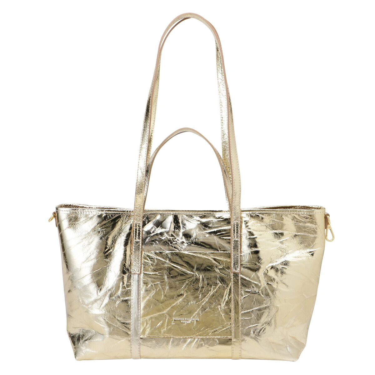GIANNI CHIARINIトートバッグ　ゴールド 新品 ジャンニキアリーニ GIANNI CHIARINI トートバッグ TOTE M