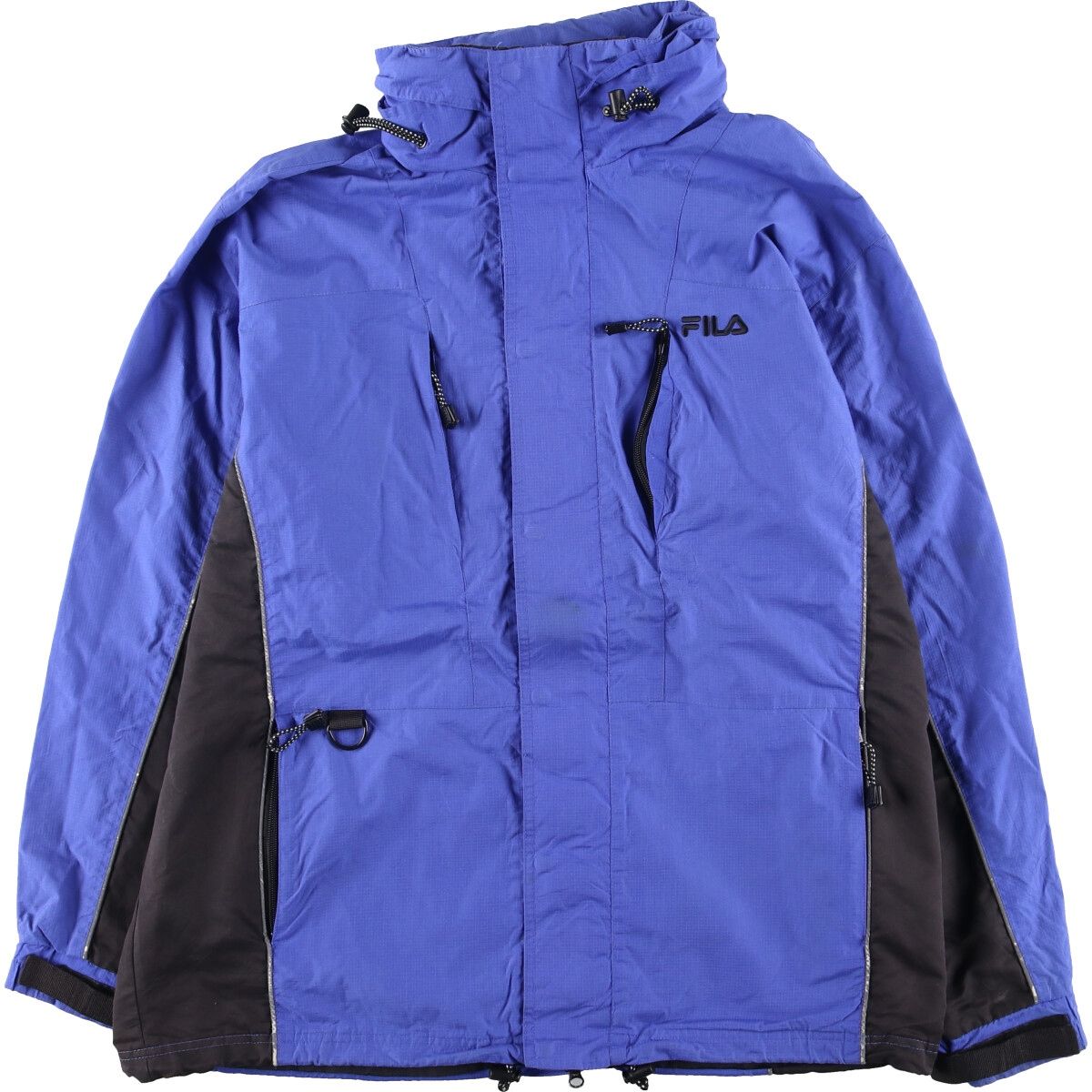 古着 フィラ FILA リップストップナイロン マウンテンジャケット シェルジャケット メンズXL /eaa398214 【中古】/eaa398214