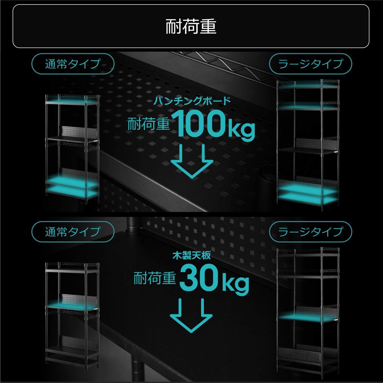 デスクサイドラック BHS-600SM-BK