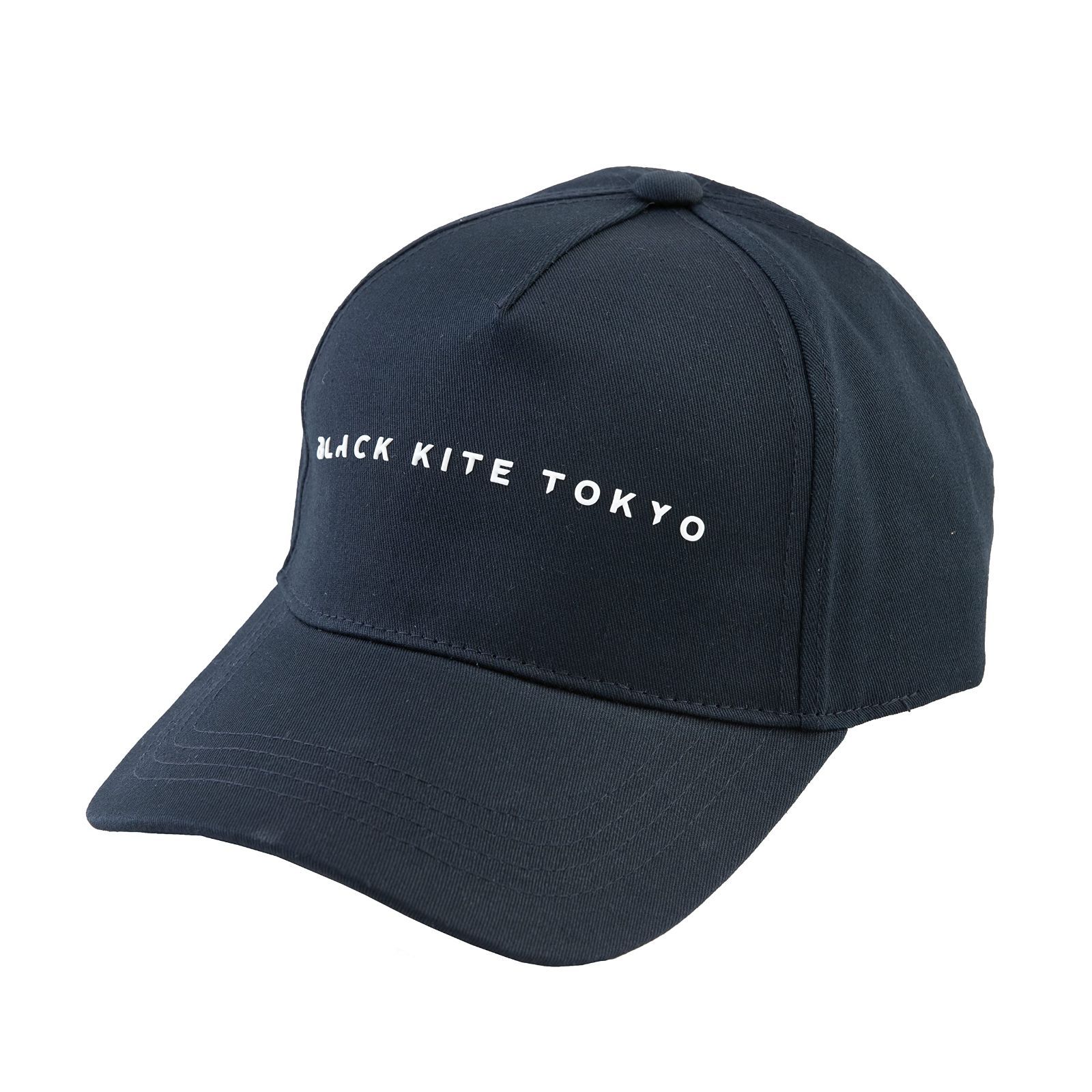 Free Size_ネイビー [コーコス信岡] キャップ [ ROCKEN/BLACK KITE TOKYO ] ツイルキャップ ロゴ コットン メンズ RKN-6977 ネイビー