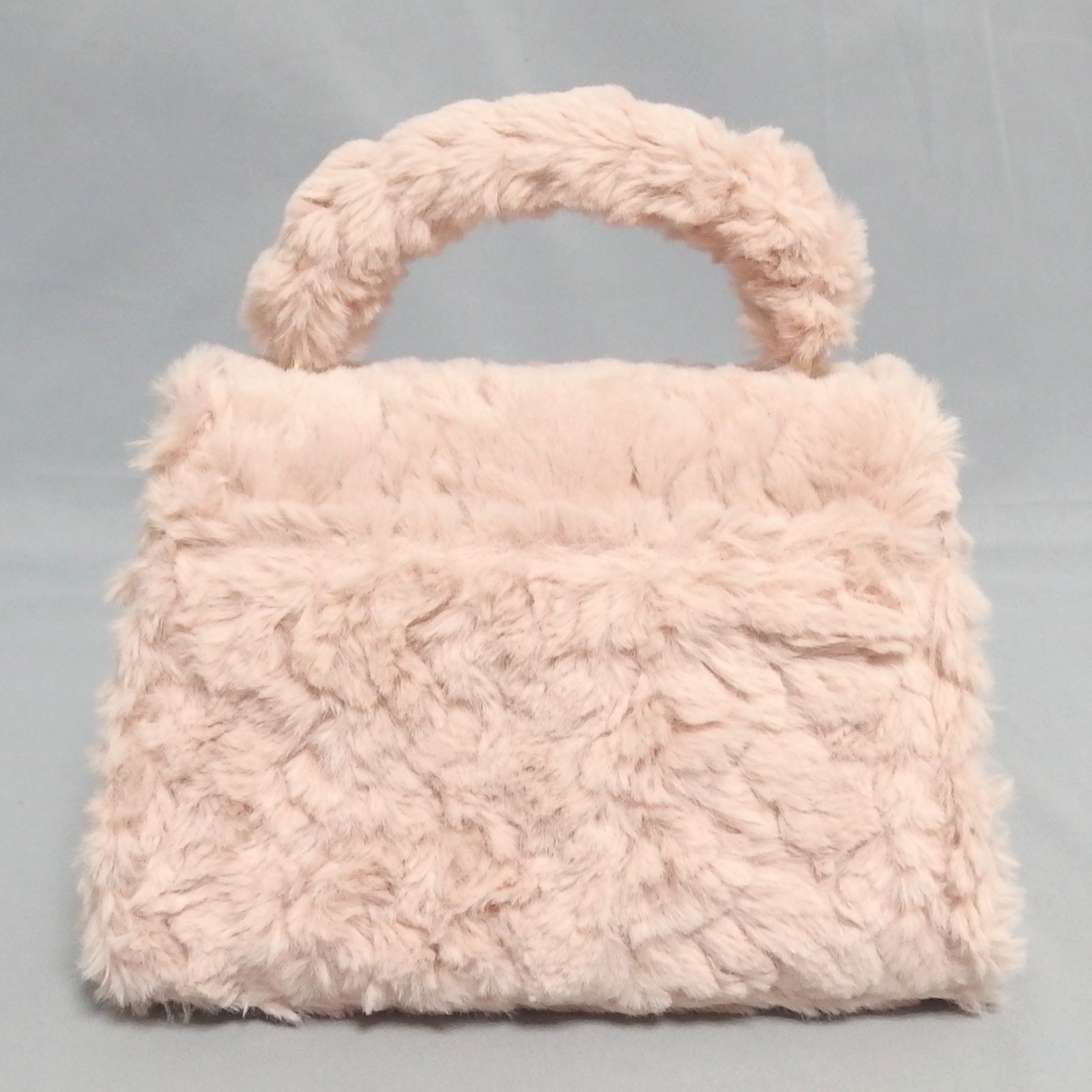 ☆RANDA 2WAY モノグラム ショルダー ファーバッグ ピンク FB36127 U