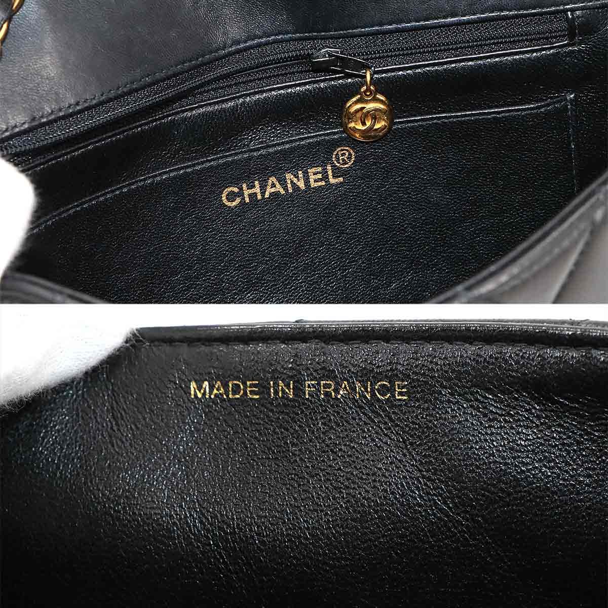 美品 シャネル CHANEL ダイアナ マトラッセ 22 チェーン