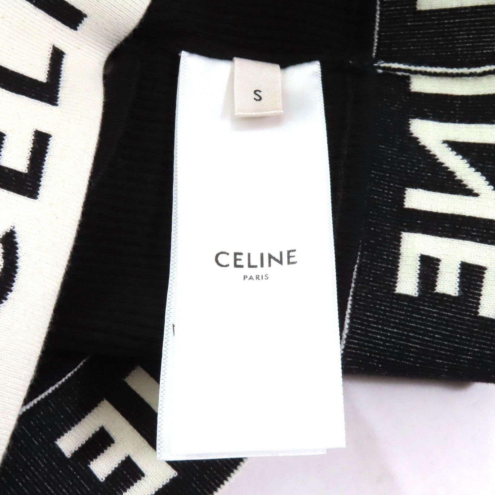 CELINE アスリート ブラ / メッシュ WHITE サイズS CELINE アスリート