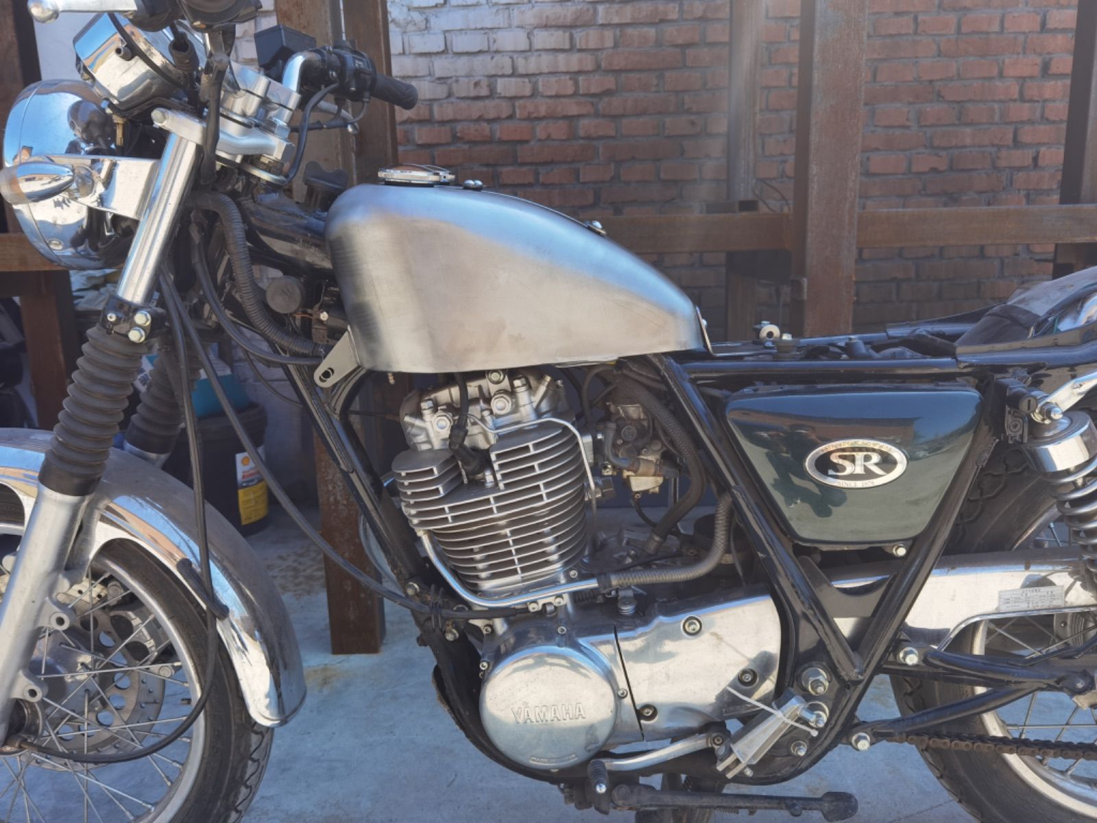 T-84 7L ヤマハ YAMAHA SR400&SR500用 分割タンク ボルトオン ワンオフ