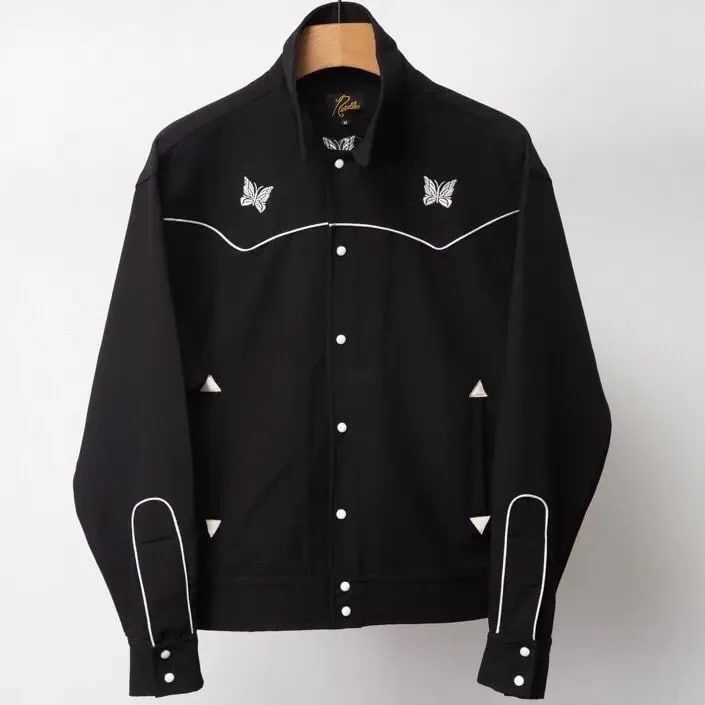 needles 22AW/PIPING COWBOY JAC カウボーイジャケット ブラック 