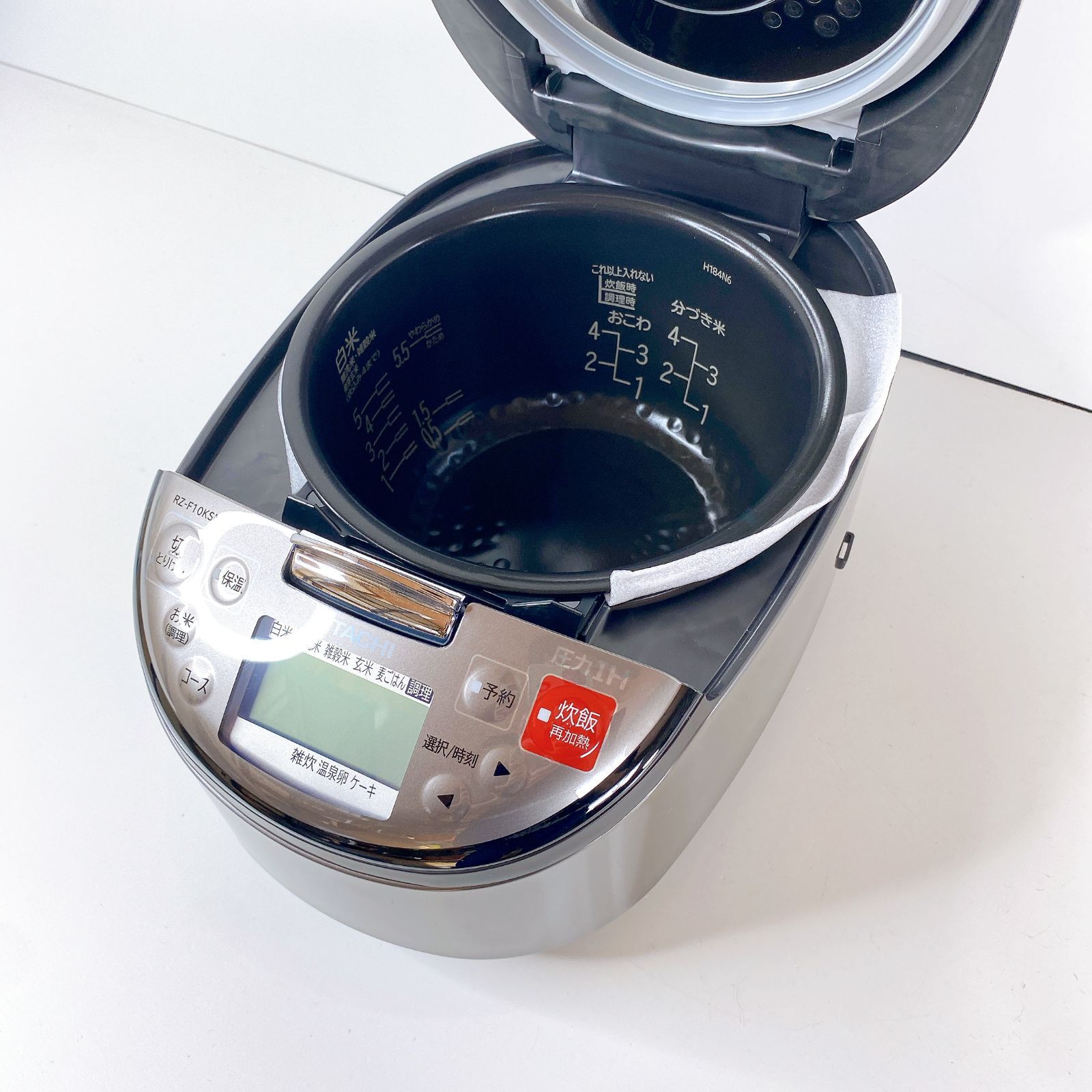 未使用品】日立（HITACHI） IH炊飯器 RZ-F10KSM(H) メタリック