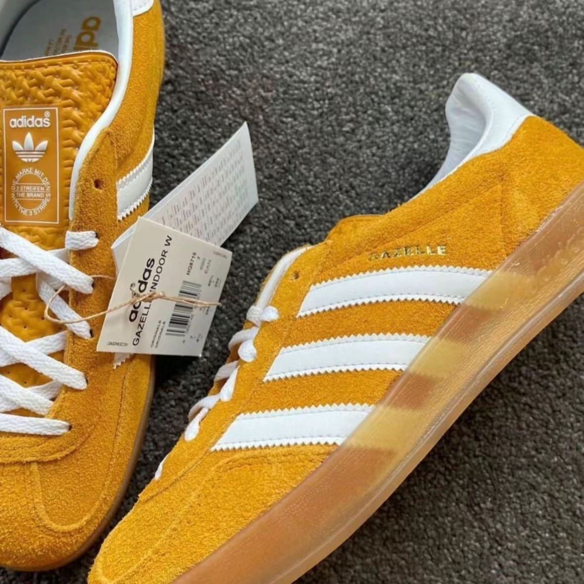 !adidas adidas Gazelle Indoor Orange Peel White (Women's) アディダス ウィメンズ レディース スニーカー ランニングシューズ