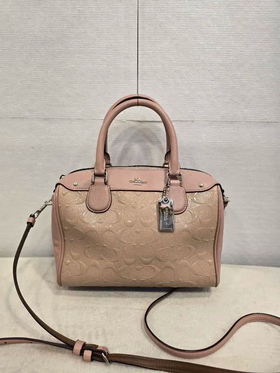 COACH コーチ ピンク シグニチャー トートバッグ ショルダーバッグ クロスバッグ バッグ