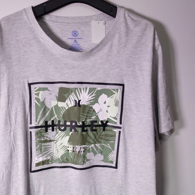 Hurley x Tシャツ 半袖 プリント ボタニカル レディース-