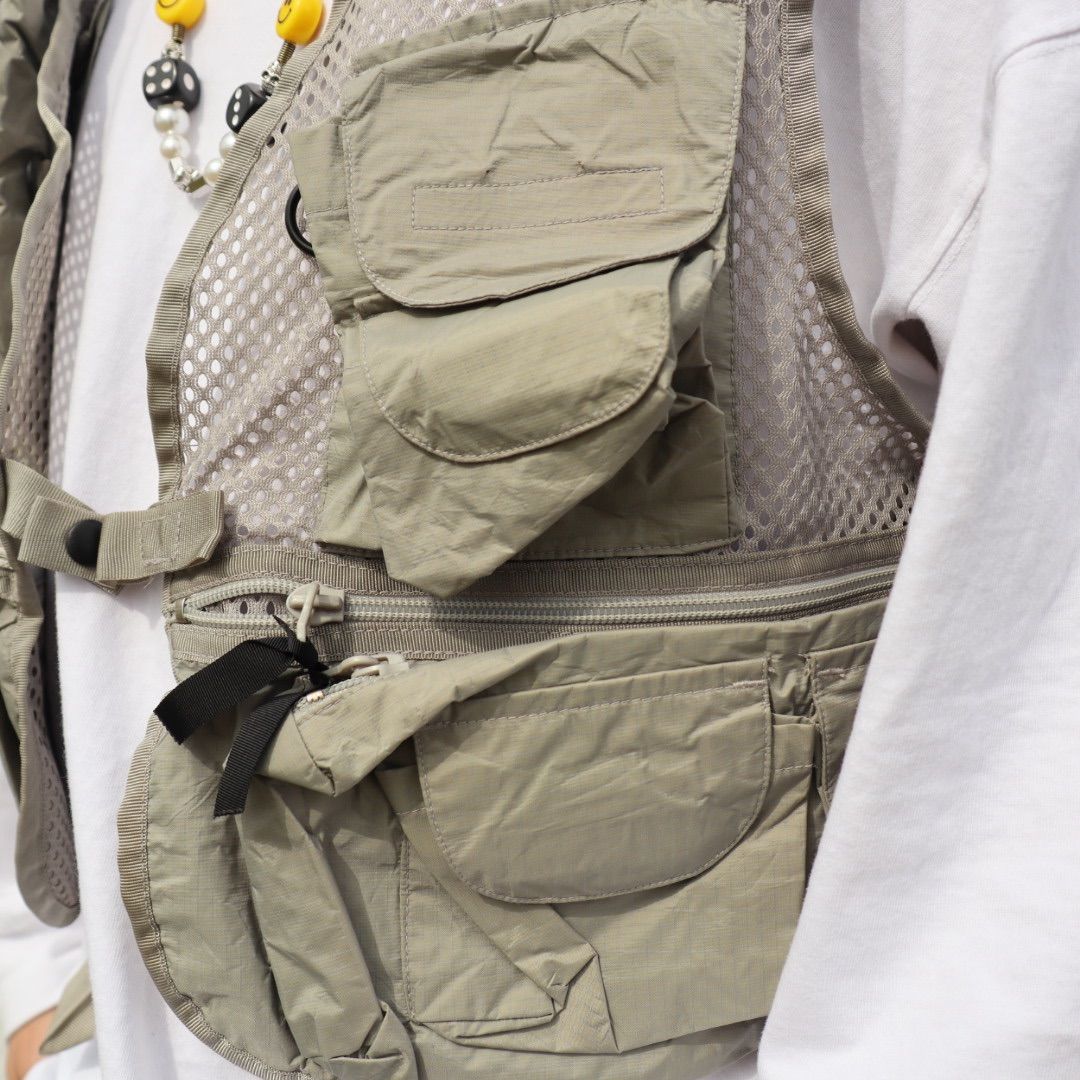 patagonia フィッシングベスト ショート 希少】パタゴニア フィッシングベスト ショートベスト メッシュ