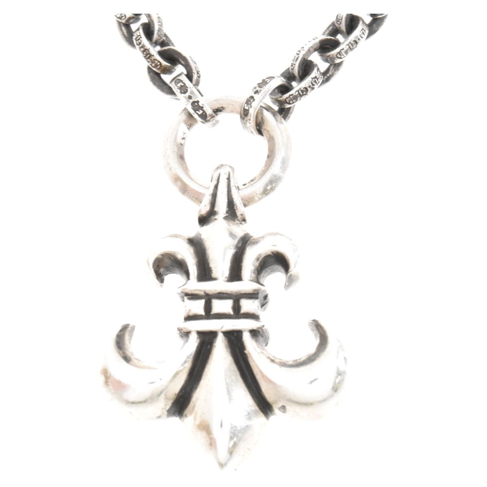 CHROME HEARTS クロムハーツ BS FLEUR PAPER CHAIN NECKLACE WITH BS