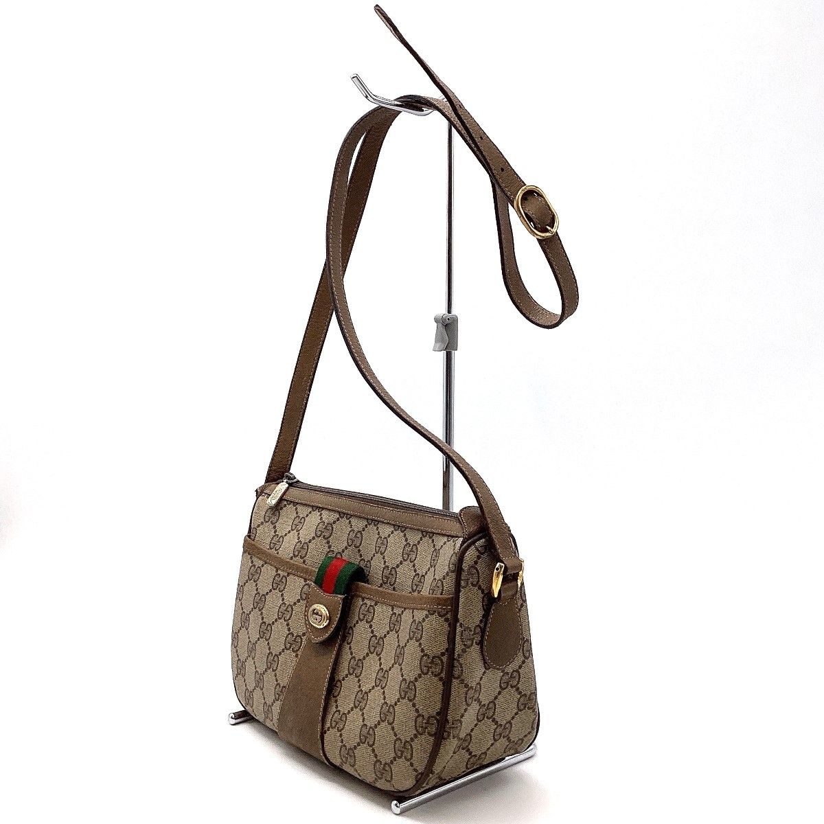 GUCCI グッチ オールドグッチ GG柄 ショルダーバッグ 斜め掛け バッグ GUCCI グッチ オールドグッチ GG柄 ショルダーバッグ 斜め掛け バッグ
