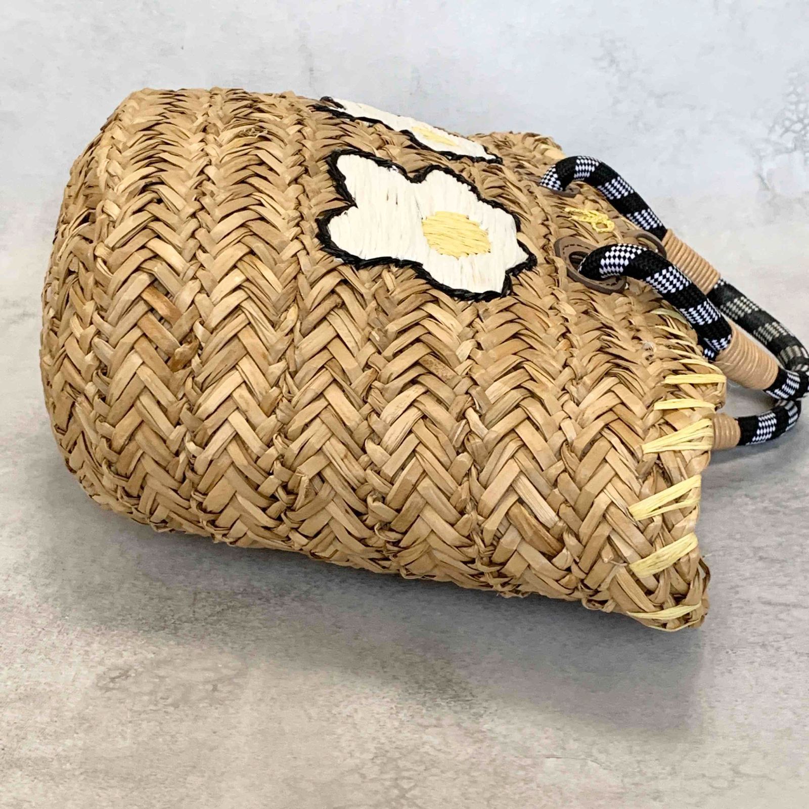 希少 アニヤハインドマーチ ANYA HINDMARCH かごバッグ アイズ 