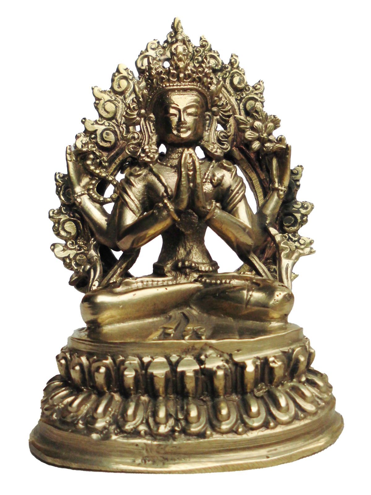 【売り人気】■☆アジアン雑貨 ネパール仏像 不空成就如来（BS-29） 仏像