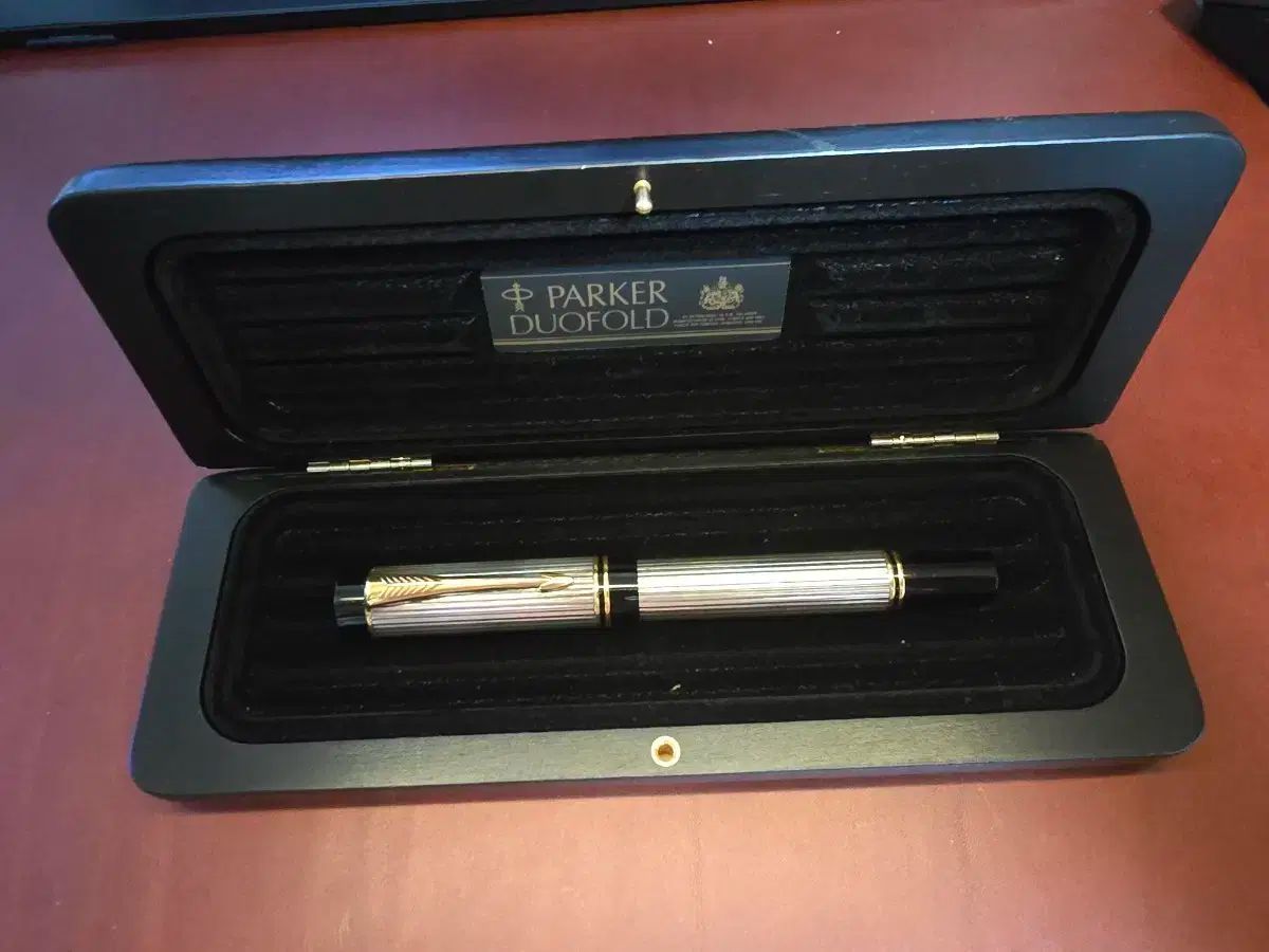 パーカー デュオフォールド ゴー ドローン シルバー Mニブ 万年筆